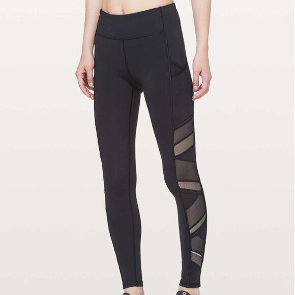 Lululemon Speed Up Tight *Mesh 28" Black - Picture 7 of 7
